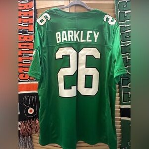 Mens Philadelphia Eagles Saquon Barkley Nike Kelly Green Alternate Vapor F.U.S.E